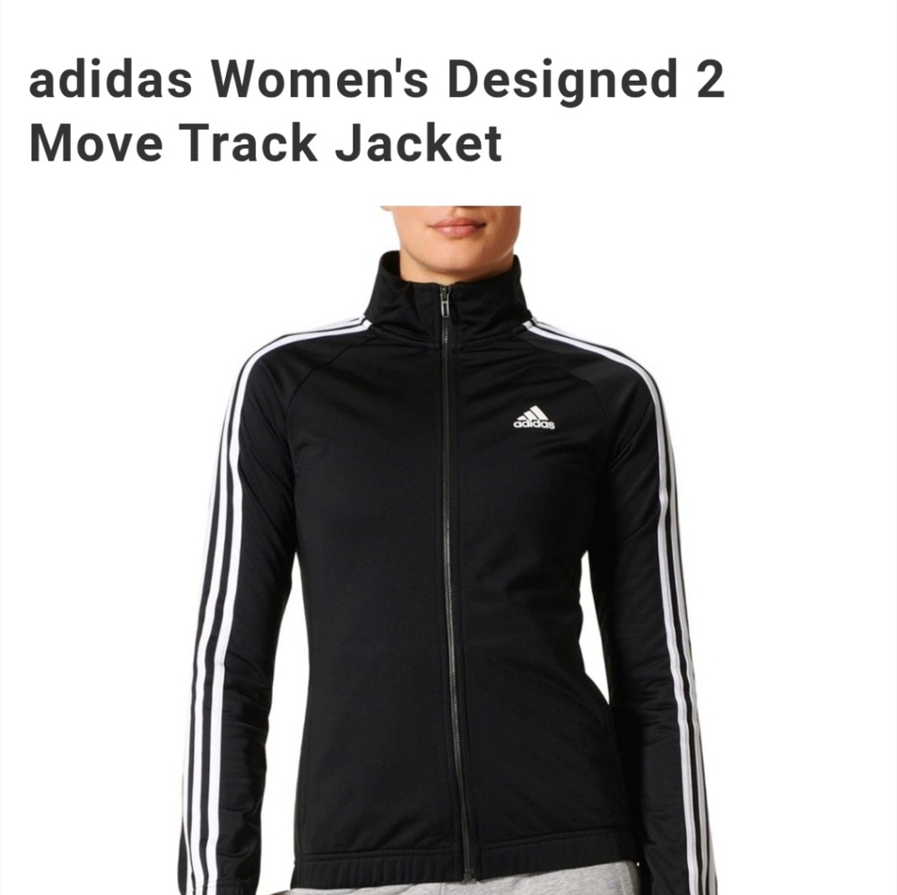 Womens Adidas zip up track jacket